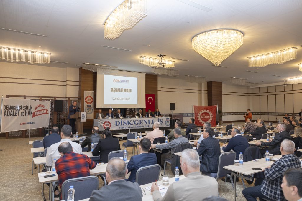 BAŞKAN SEÇER, DİSK GENEL-İŞ BAŞKANLAR KURULU TOPLANTISI’NA KATILDI